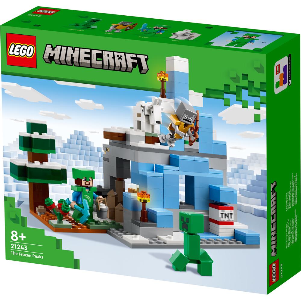 LEGO Minecraft The Frozen Peaks Building Set Toy 304 Piece for Ages 8+ 21243