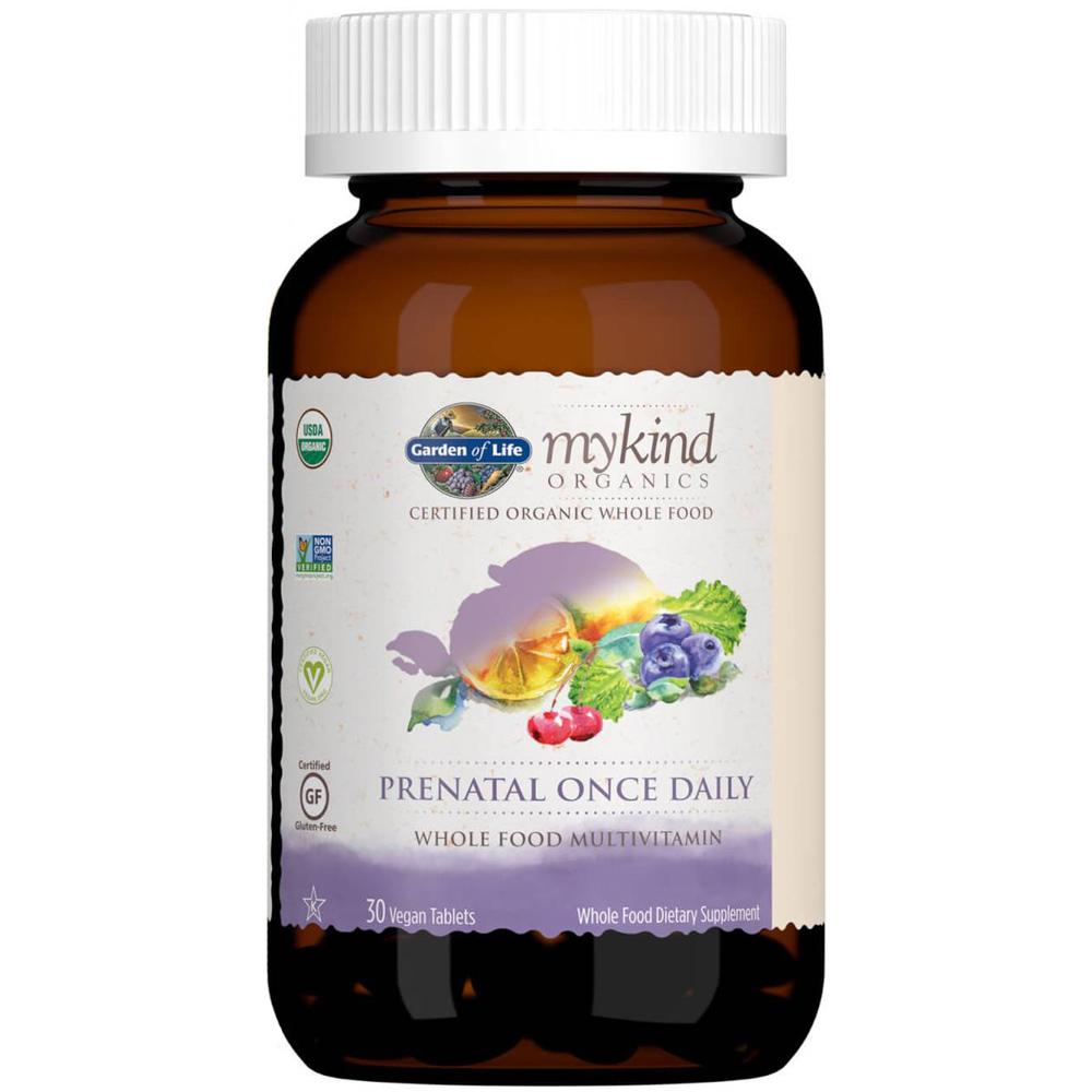 Garden of Life Prenatal Once Daily Multivitamin 30 Vegan Tablets Mykind