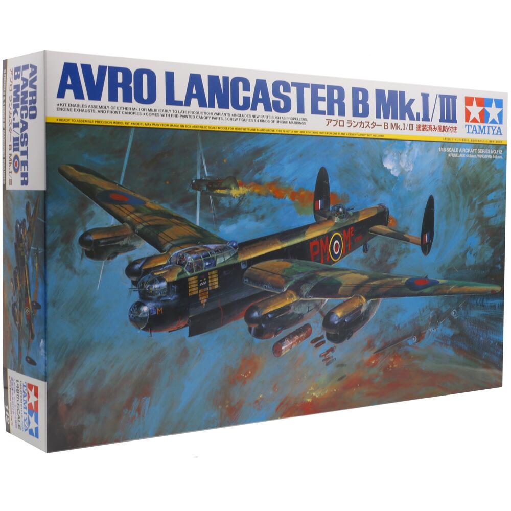 Tamiya Avro Lancaster B Mk.I/III Plastic Model Kit 61112 Scale 1/48 61112