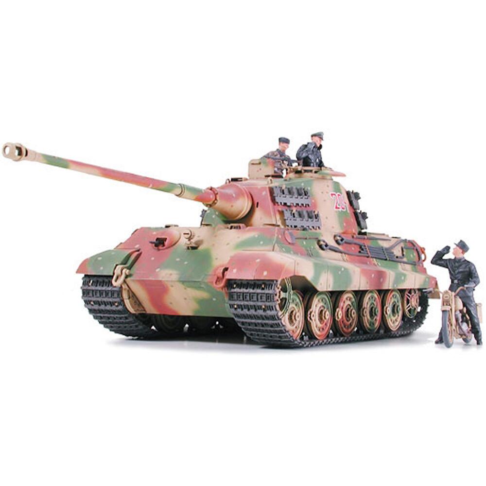 View 2 Tamiya German King Tiger Ardennes Front Model Kit Scale 1/35 35252