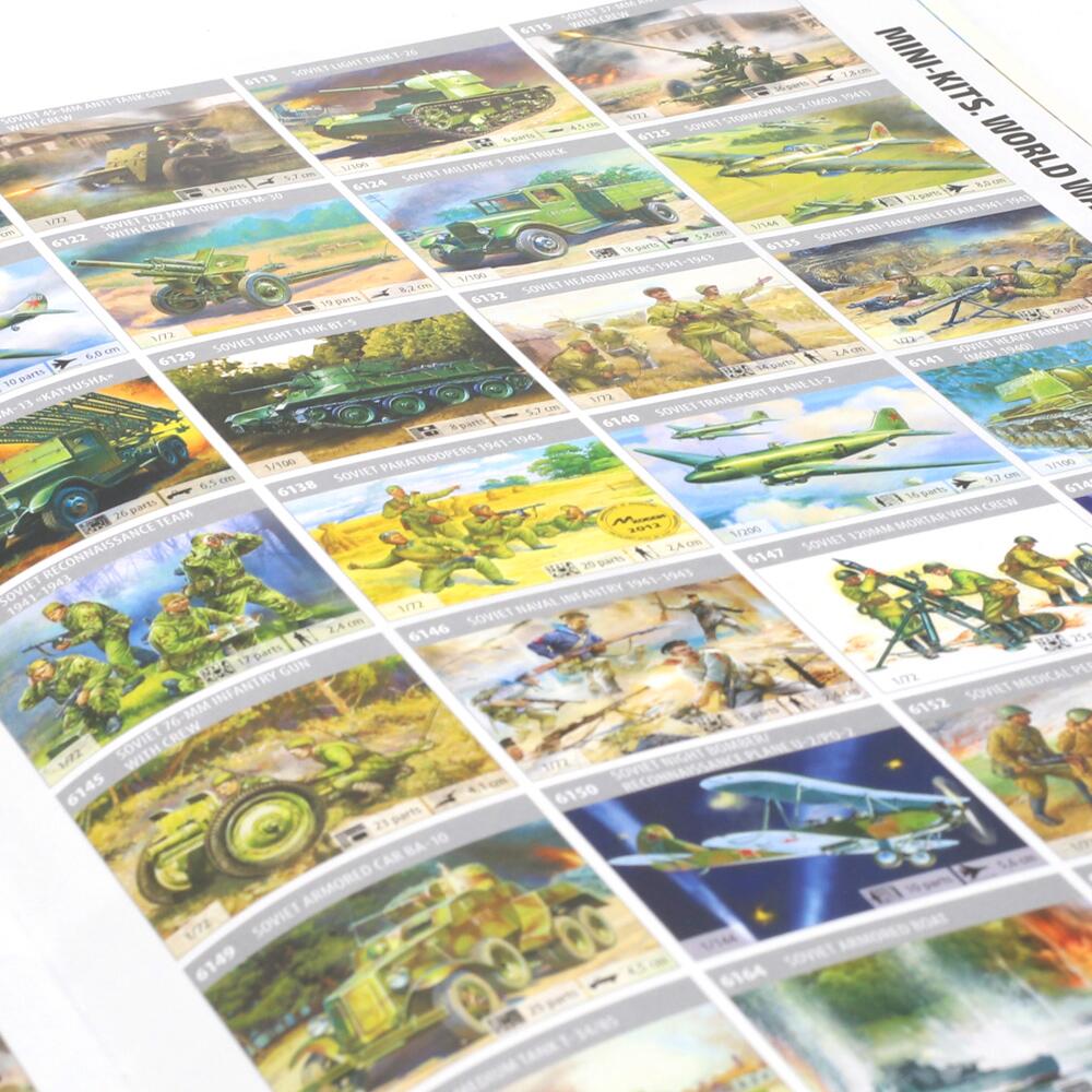 Zvezda Model Kit Product Catalogue 2023 in Colour 67 Pages