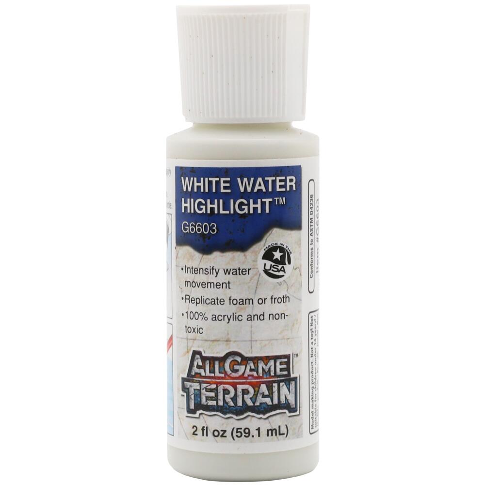 All Game Terrain White Water Highlight Solution Wargaming Scenery Decorating 59ml G6603