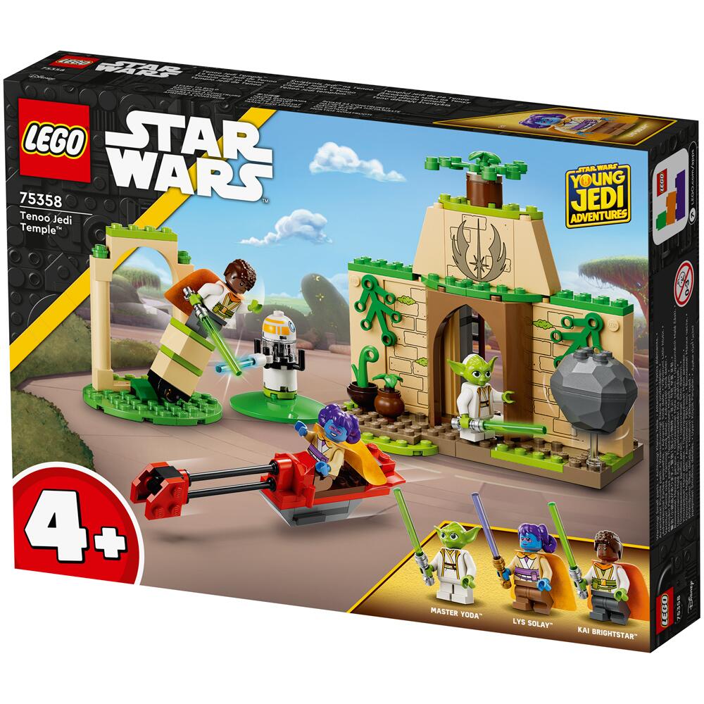 LEGO Star Wars Tenoo Jedi Temple 124 Piece Set 75358 Ages 4+ 75358
