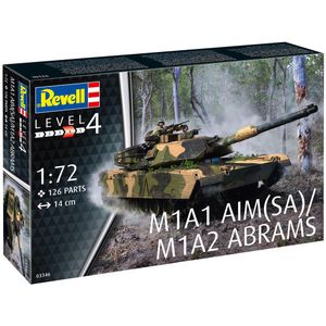 Revell 03346 M1A2 Abrams Tank 1:72 Scale Plastic Model Kit
