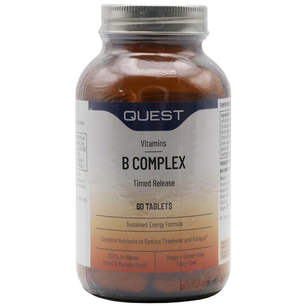 Quest Vitamin B Complex Timed Release 60 TABLETS 601220