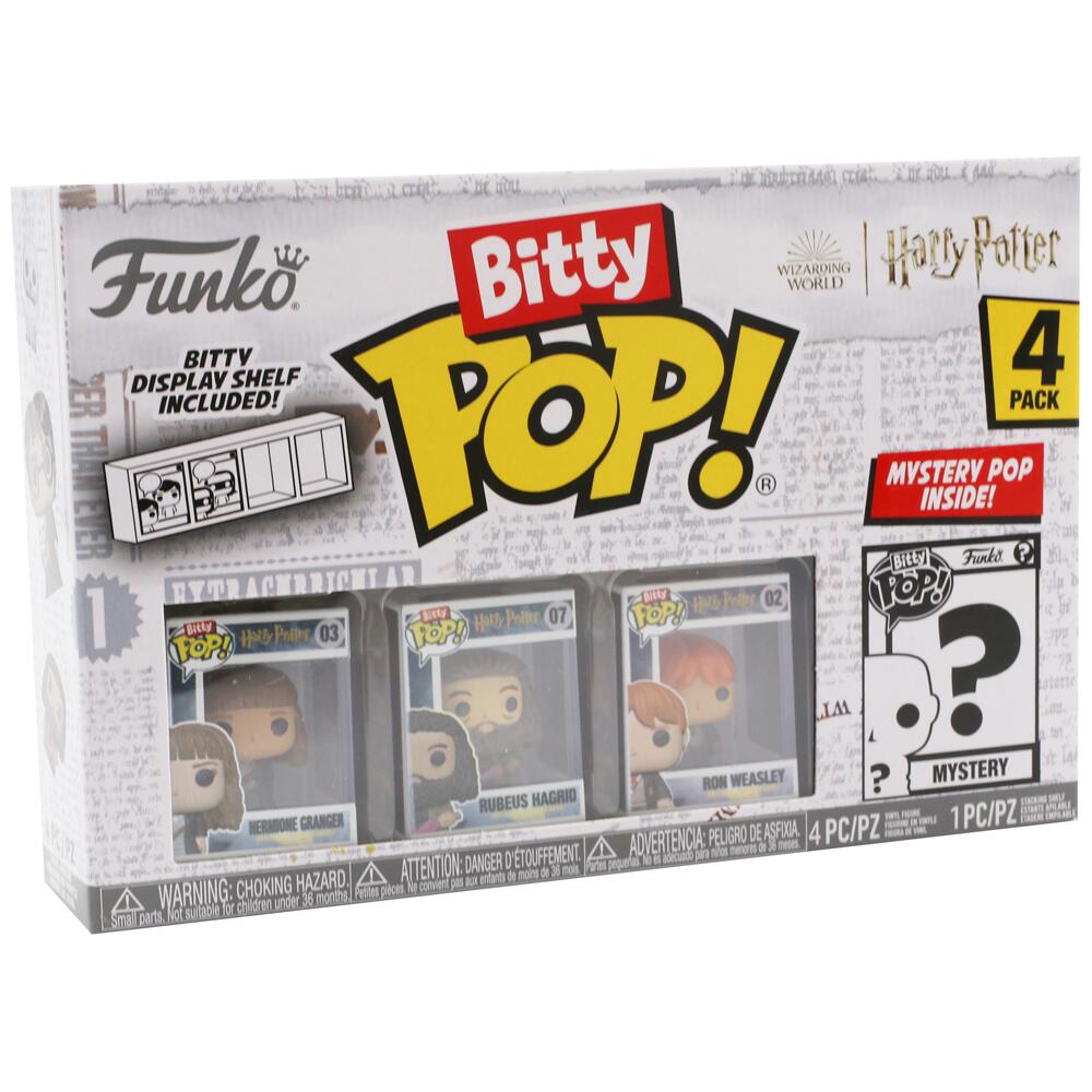 Funko, Toys, Funko Bitty Pop Harry Potter Mini Pops Harry Draco Bitty  Display Shelf 4 Pack