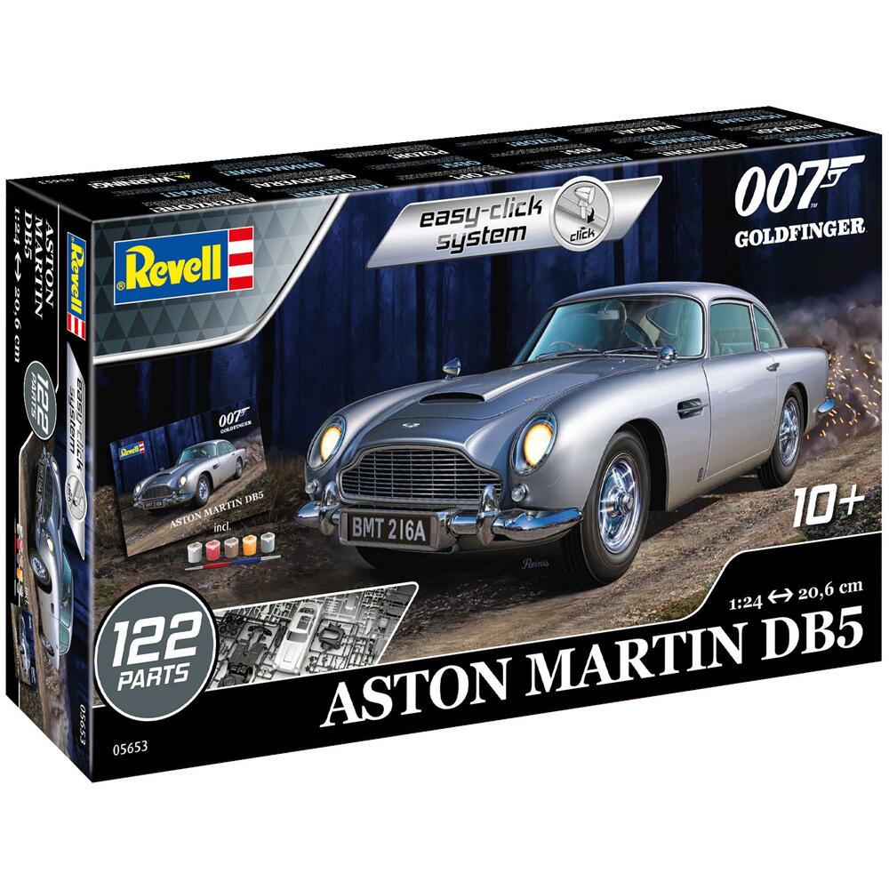 Revell James Bond 007 Goldfinger Aston Martin DB5 Model Kit Scale 1/24 05653