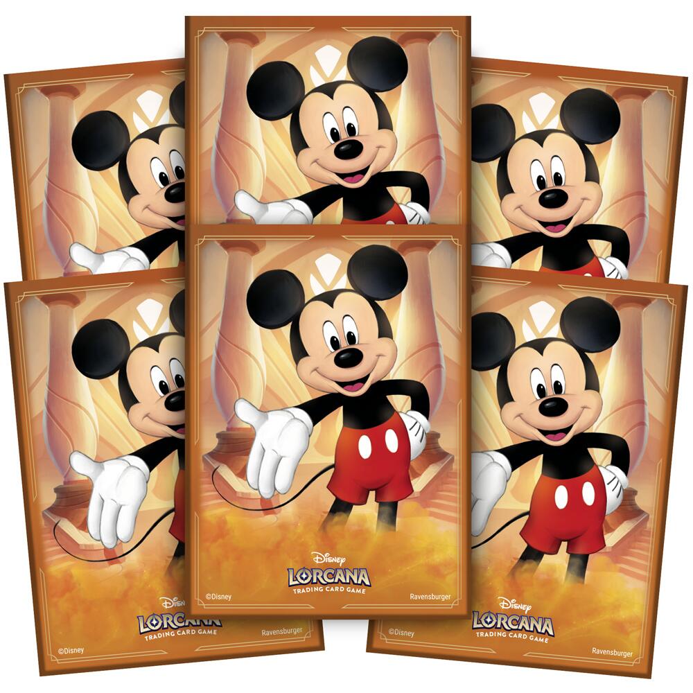 Disney Lorcana Card Sleeves MICKEY MOUSE Standard Size 65 PACK