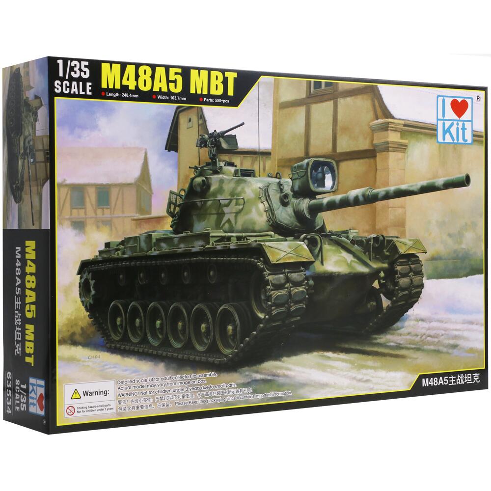 I Love Kit M48A5 Main Battle Tank Military Model Kit Scale 1/35 63534