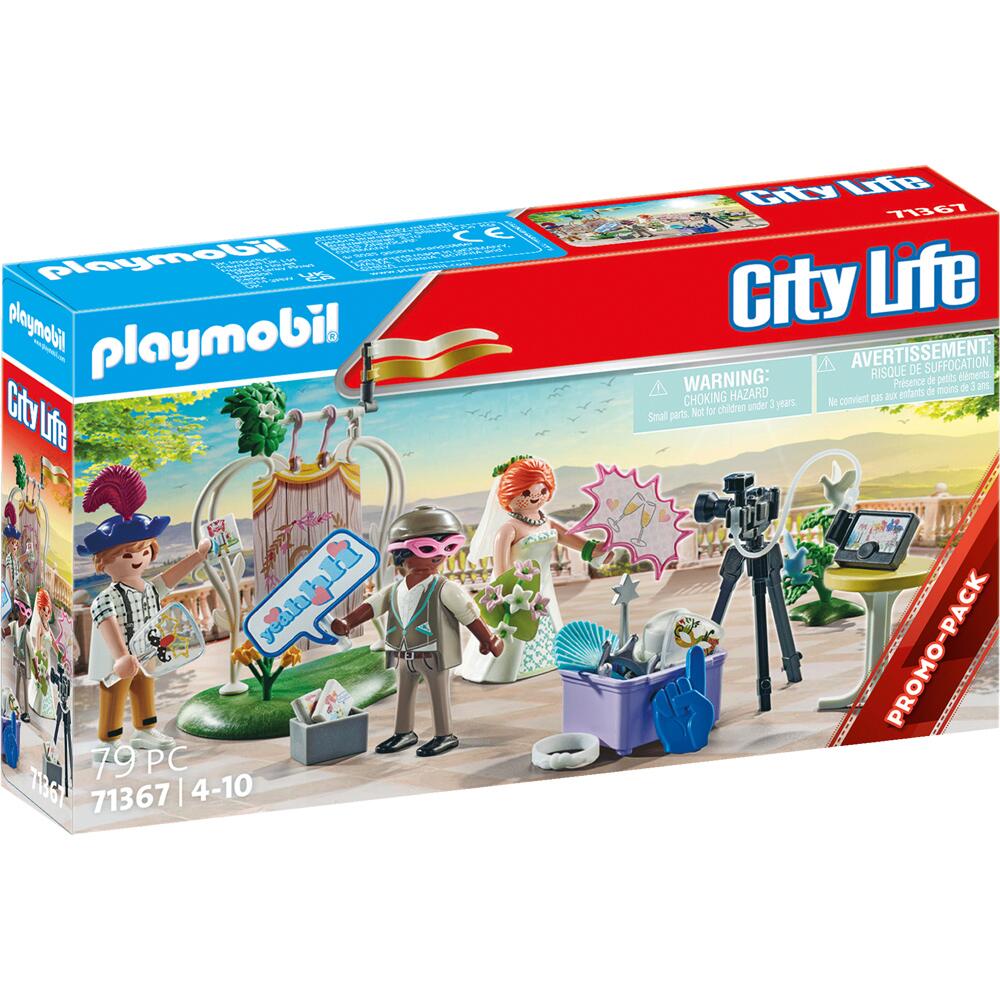 Playmobil City Life Wedding Photo Booth Playset Ages 4-10 PM71367