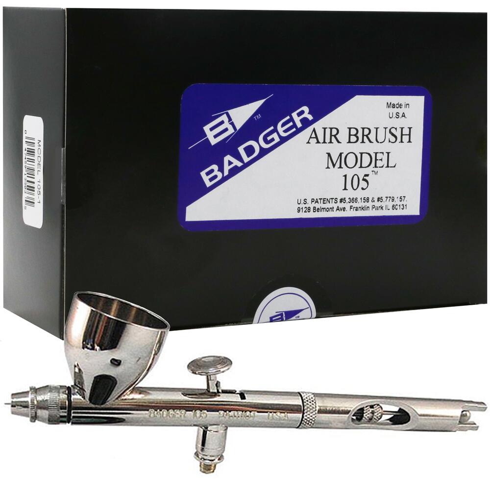 Badger Patriot Model 105-7 Airbrush with Braided Air Hose & Pipettes -  Hobby Supplies - Mage's Archive