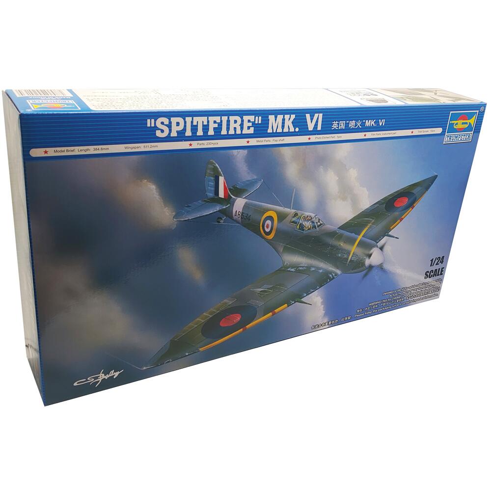 Trumpeter Spitfire Mk.VI Aircraft Model Kit Scale 1/24 PKTM02413