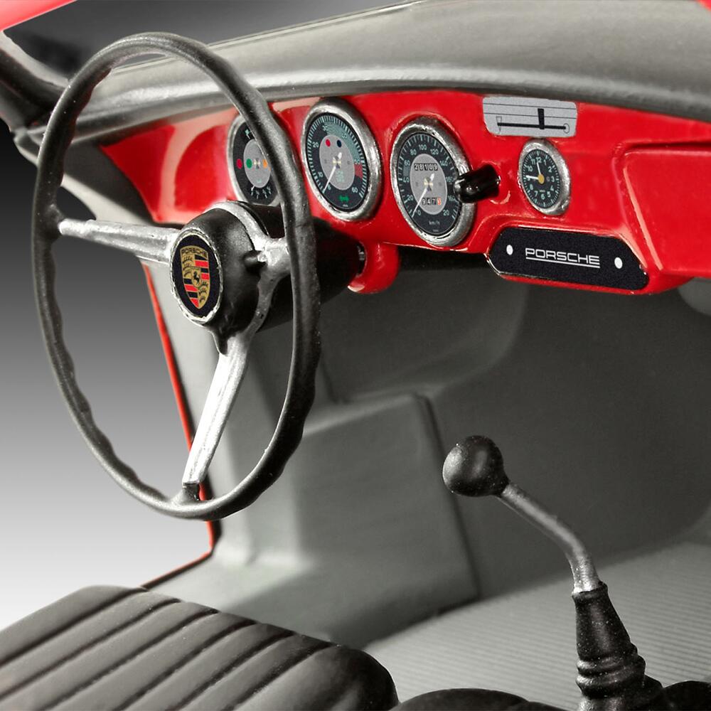 Revell Porsche 356 B Coupe Model Kit Level 2 Scale 116 Easy Click Assembly