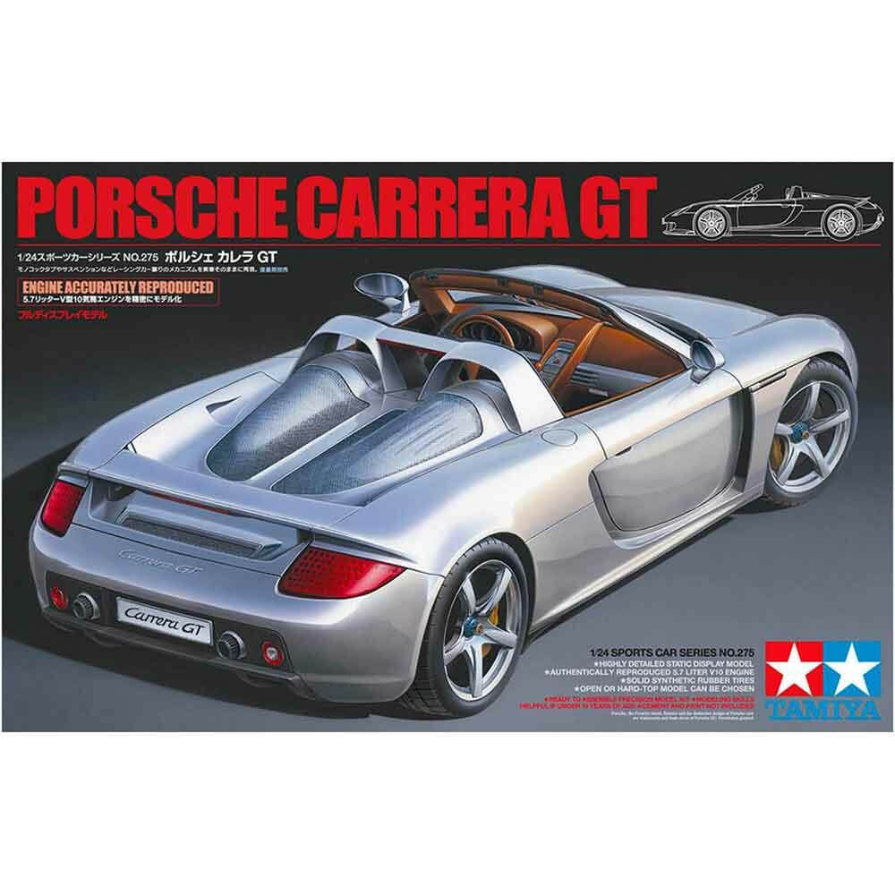 Tamiya Porsche Carrera GT Sports Car Model Kit Scale 1:24 24275