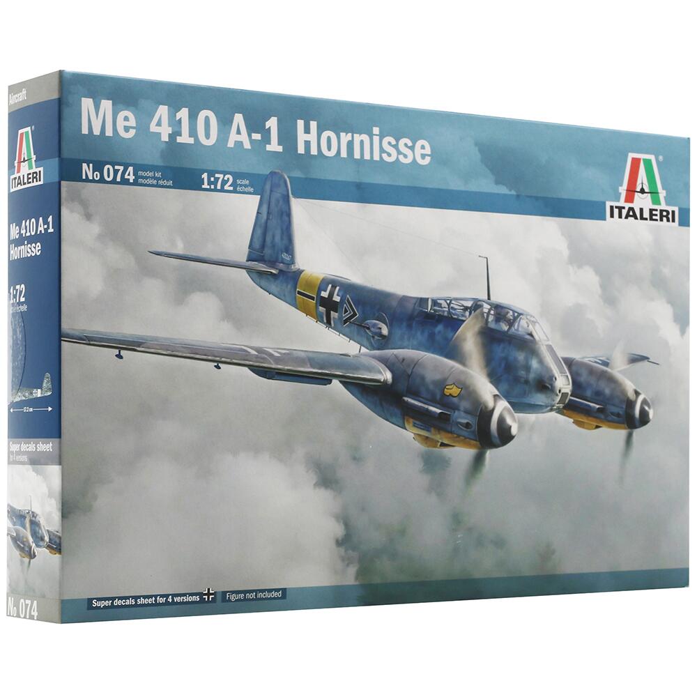 Italeri Messerschmitt Me 410 A-1 Hornisse Aircraft Model Kit Scale 1:72 074