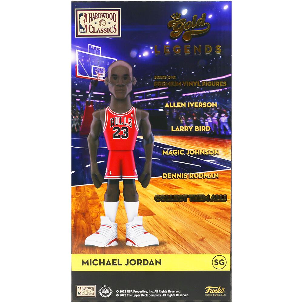 Funko GOLD NBA Legends MICHAEL JORDAN Premium Vinyl Figure Red Top