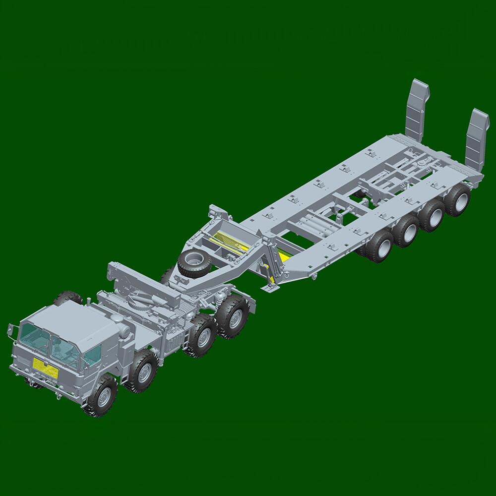 I Love Kit M1014 with M747 Semi-trailer Military Model Kit Scale 1:35