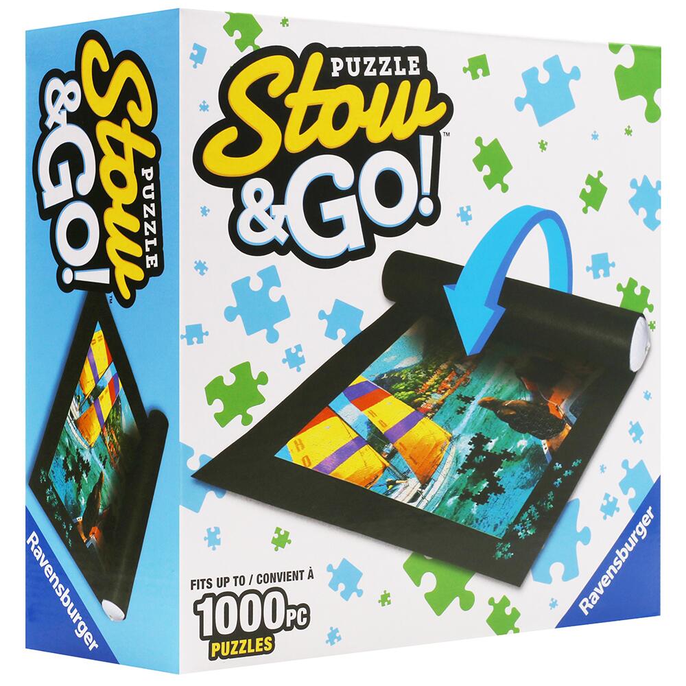 Ravensburger Stow & Go! Roll-Up Jigsaw Puzzle Storage with Building Mat