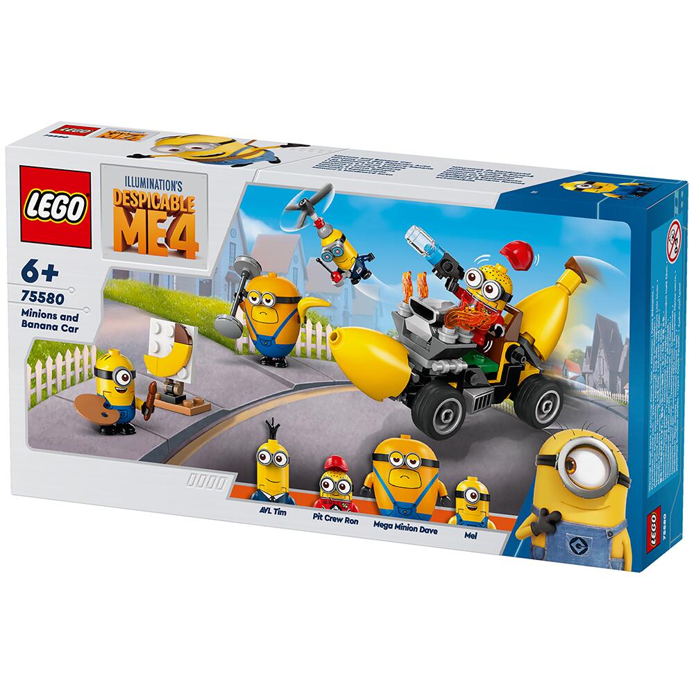 LEGO Despicable Me 4 Minions and Banana Car Set 75580 6471426