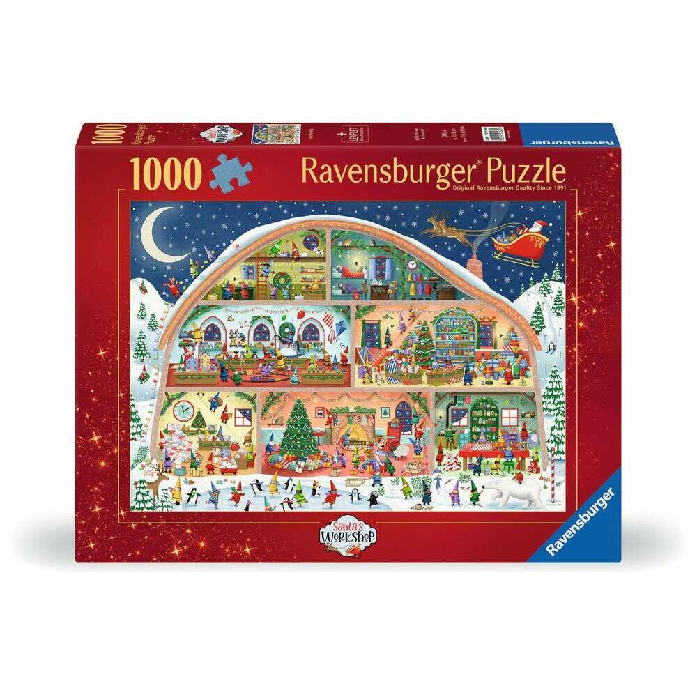 Ravensburger Santa’s Workshop 1000 Piece Jigsaw Puzzle 12001268
