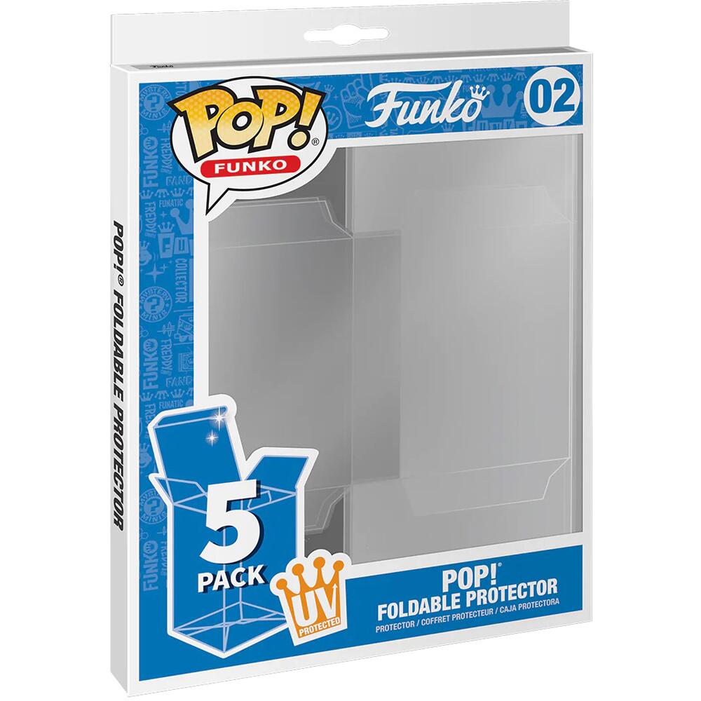 Funko POP! Foldable Protector Cases UV Protected Pack of 5 for Collectors 53008