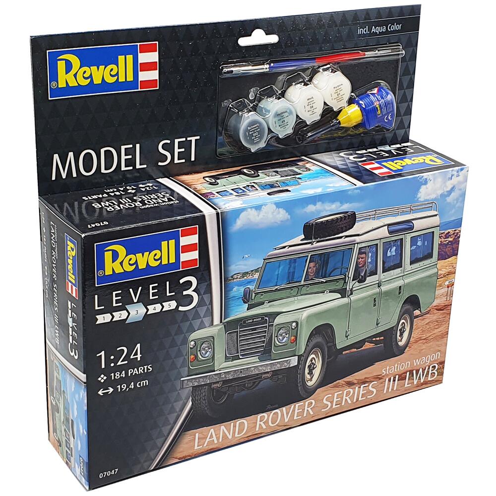 Revell Land Rover Series III LWB Station Wagon Car MODEL SET (Level 3 ...
