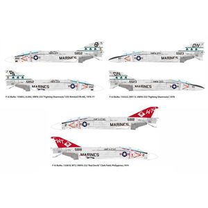 View 3 Academy US Marines F-4J Phantom II "Fighting Shamrocks" Model Kit Scale 1:48 12356