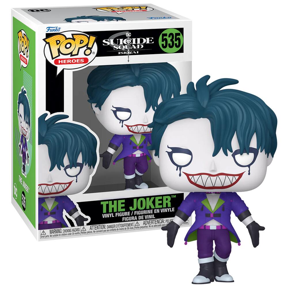 Funko POP! Heroes Suicide Squad Isekai THE JOKER STANDARD Collectable Vinyl Figure 535 84133