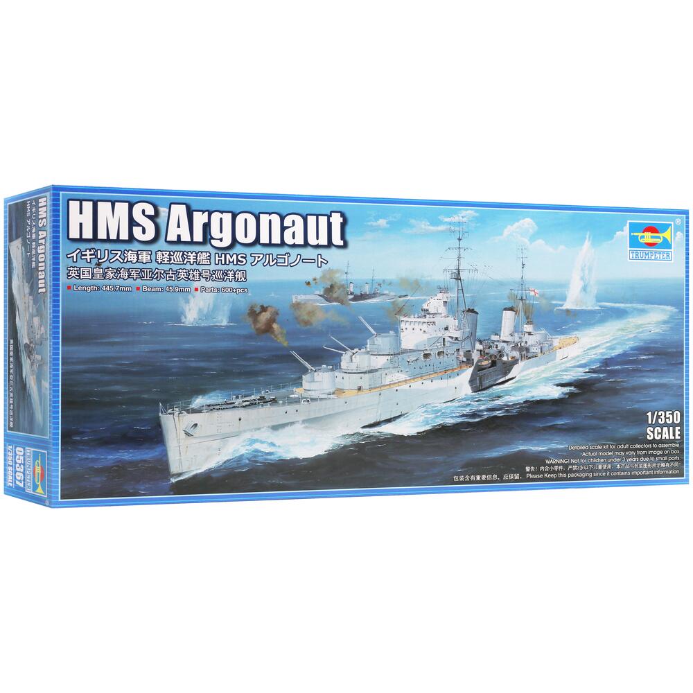 Trumpeter British Royal Navy HMS Argonaut Dido-Class Light Cruiser Scale 1:350 05367