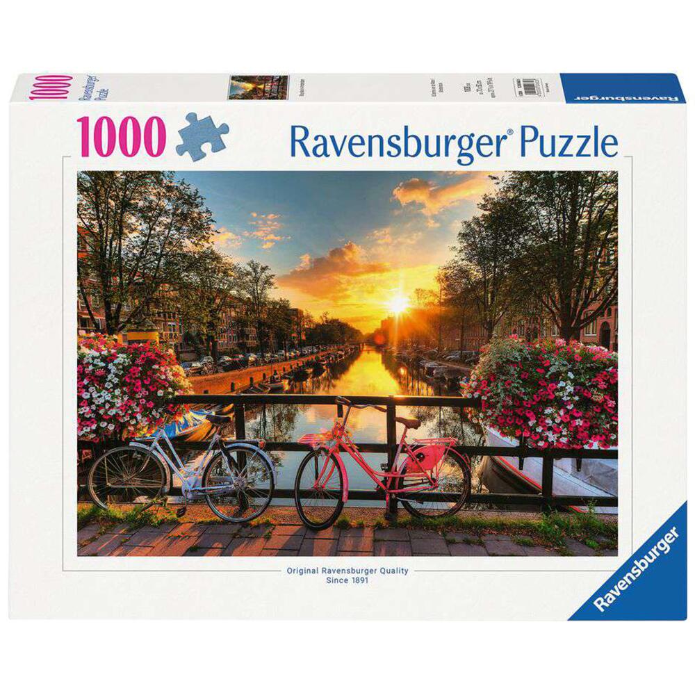 Ravensburger Bicycles of Amsterdam 1000 Piece Jigsaw Puzzle 12000662