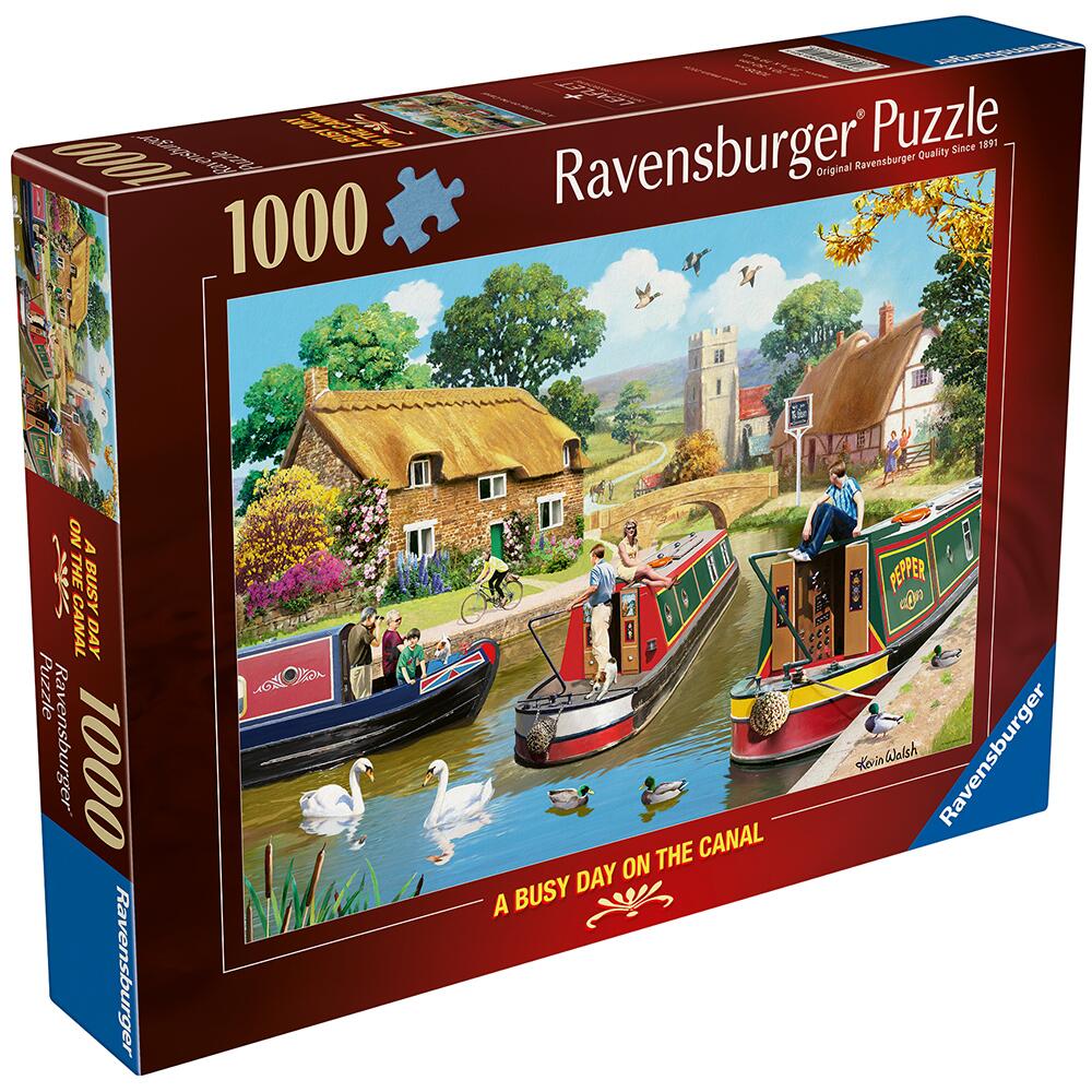 Ravensburger Down The Lane No.1 Flower Hill Lane - 1000 Piece Jigsaw