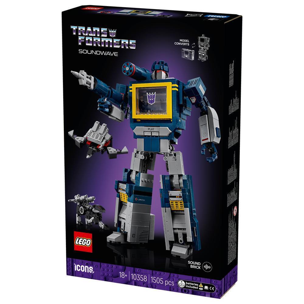 LEGO - ICONS Transformers: Soundwave 10358