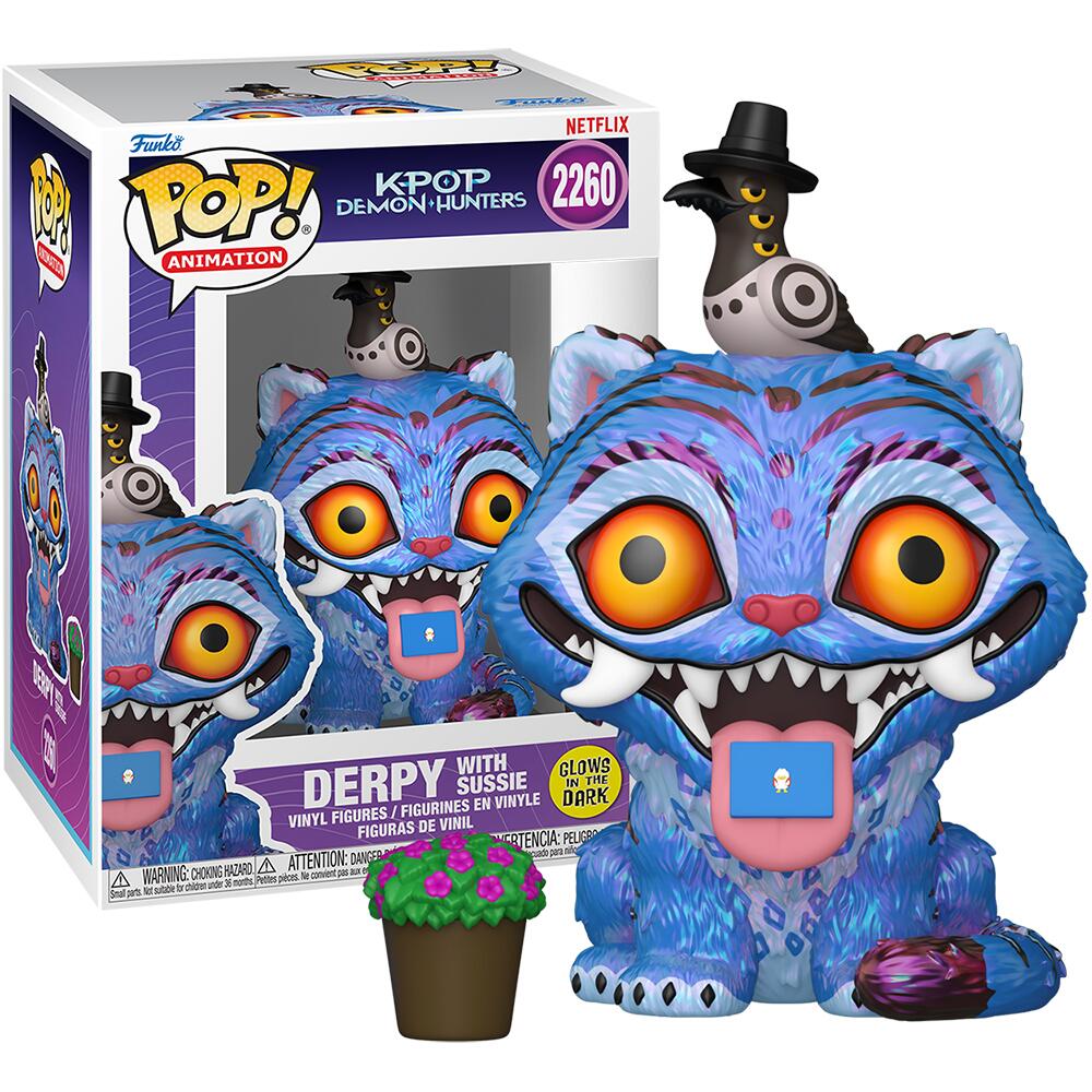 Funko POP! Animation KPOP Demon Hunters Derpy with Sussie Vinyl Figure 2260