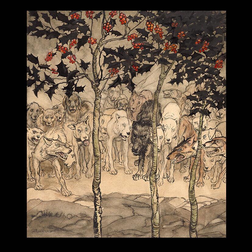 Irish fairy tales Filled with savagery and terror Arthur Rackham wall ...
