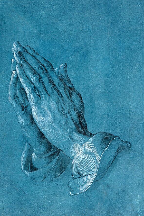 【休日出勤】Praying Handsポスター Praying Hands (1508) Albrecht Durer wall art poster print devout