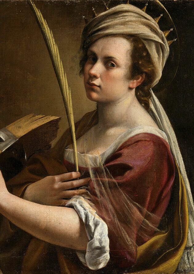 Saint Catherine of Alexandria 1617 Artemisia Gentileschia wall art ...