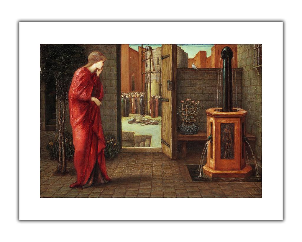 Danae Building of the Brazen Tower (1872) Edward Burne-Jones wall art print