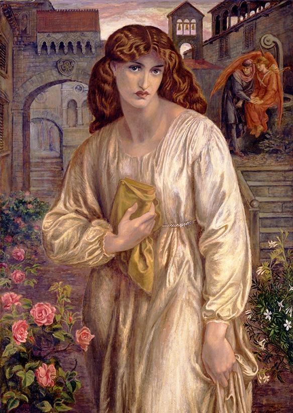 Salutation of Beatrice 1882 Dante Gabriel Rossetti wall art