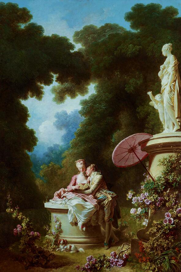 The Progress of Love: Love Letters (1772) Jean-Honoré Fragonard