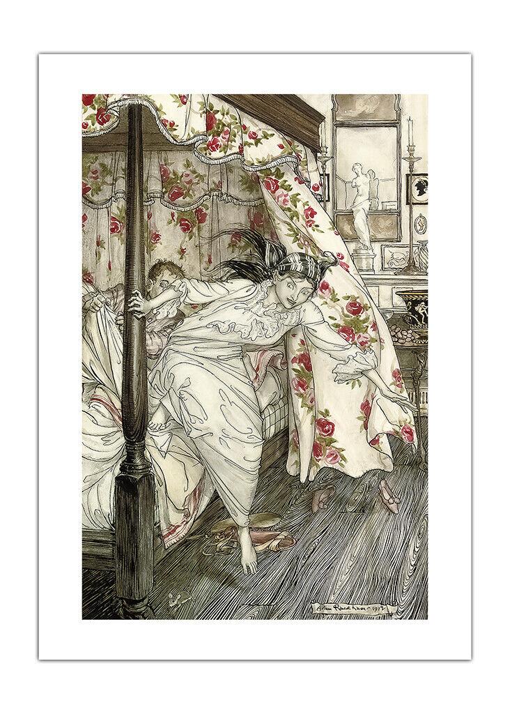 Venus and the Cat Aesop's Fables (1912) by Arthur Rackham wall art ...