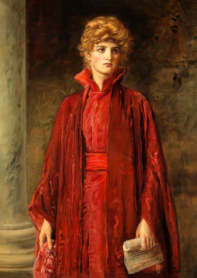 Portia (1886) Sir John Everett Millais British pre raphaelite wall art ...