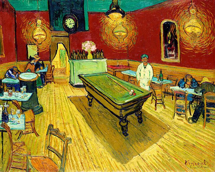 Le cafe de nuit The Night Cafe 1888 Vincent van Gogh wall art poster print