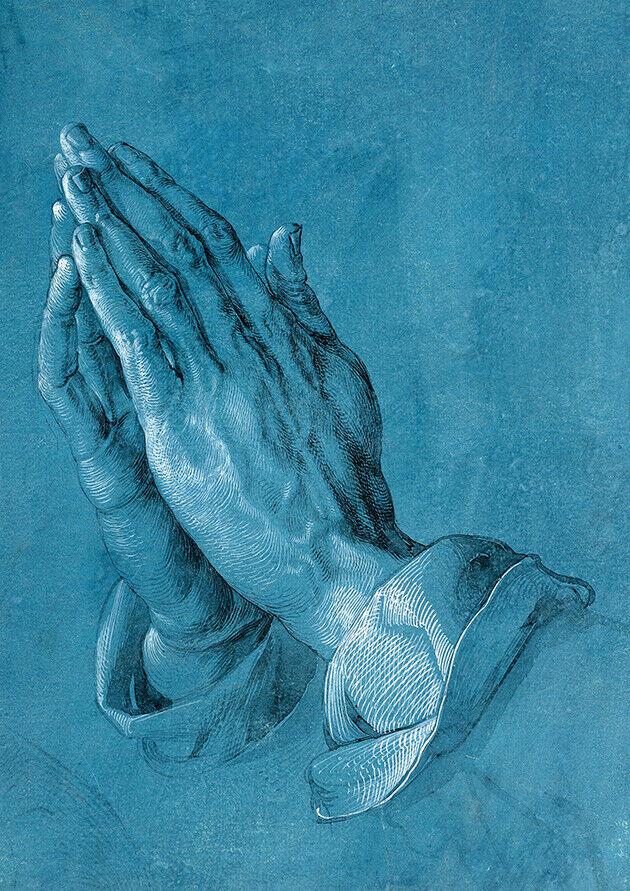 Praying Hands (1508) Albrecht Durer wall art poster print devout