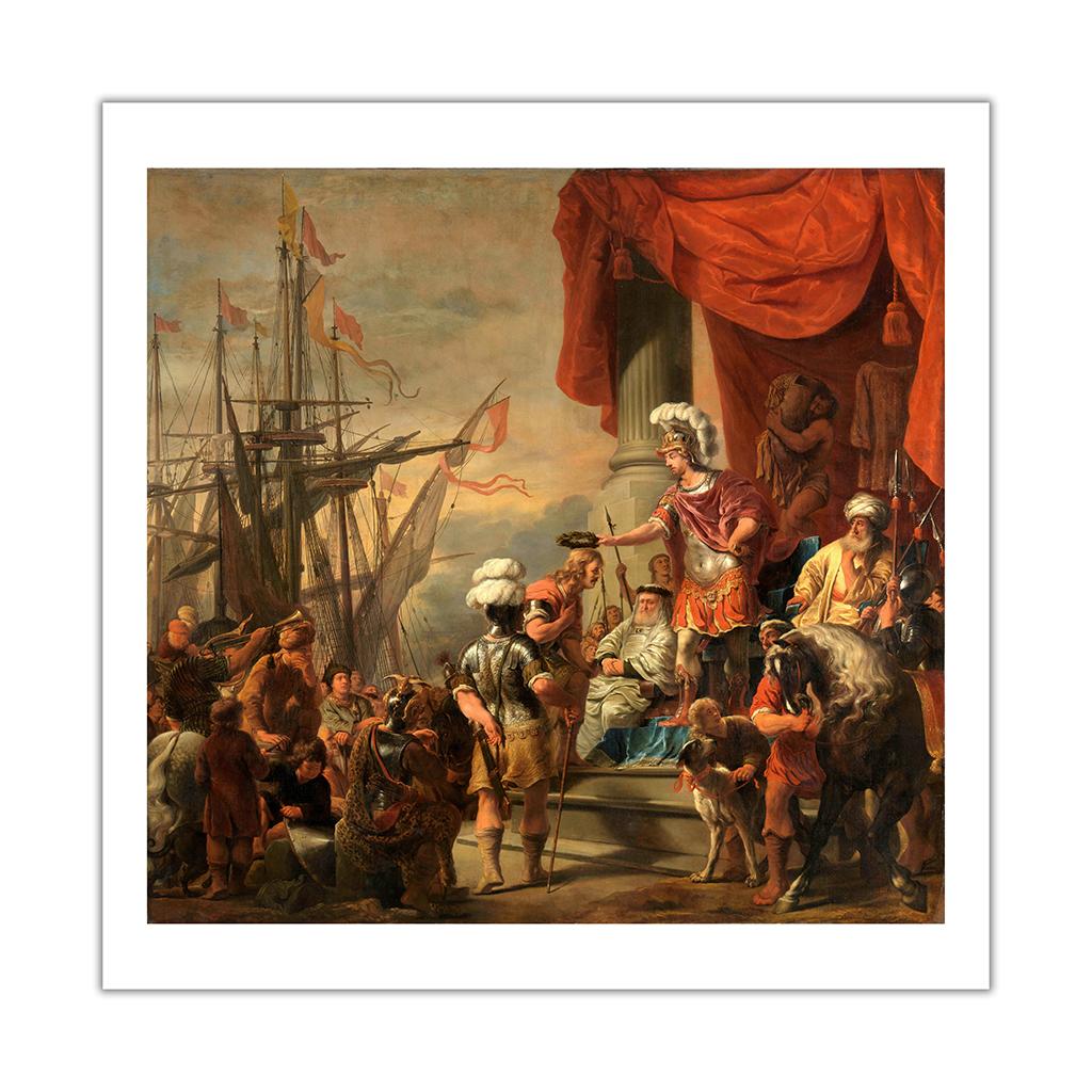 Aeneas at the Court of Latinus (1663) Ferdinand Bol wall art poster print