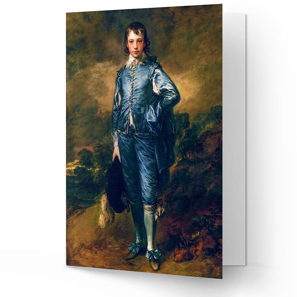 【F4号】good blue(spelling) 油絵 oil painting Oil painting Gainsborough painting ブルーボーイ 絵画 Thomas
