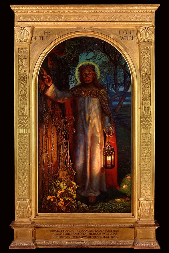 Light of the World (1904) William Holman Hunt Pre-Raphaelite wall art print