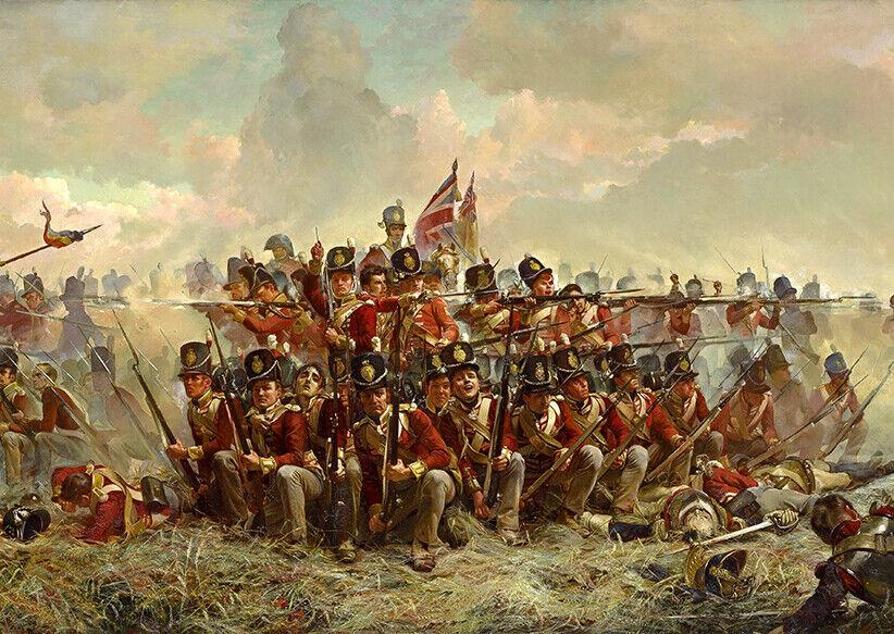 The 28th Regiment at Quatre Bras (1875) Elizabeth Thompson Waterloo ...