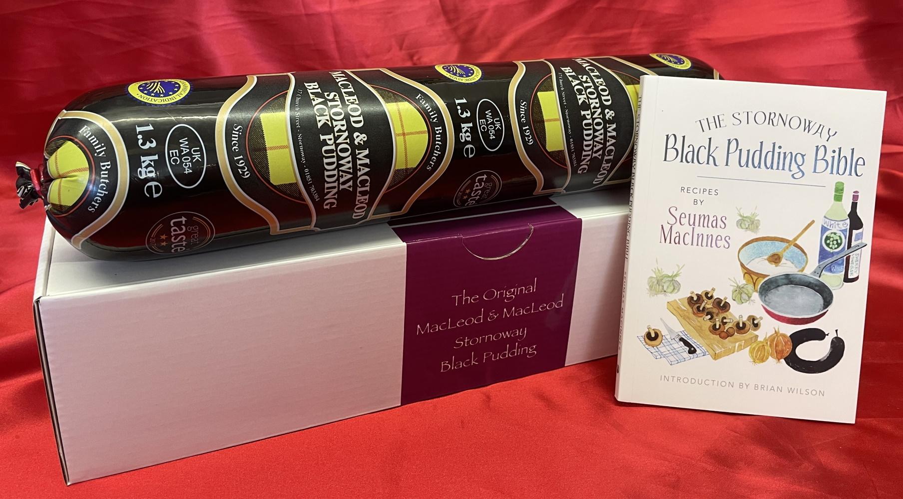Stornoway Black Pudding in a Gift Box with The Stornoway Black Pudding Bible