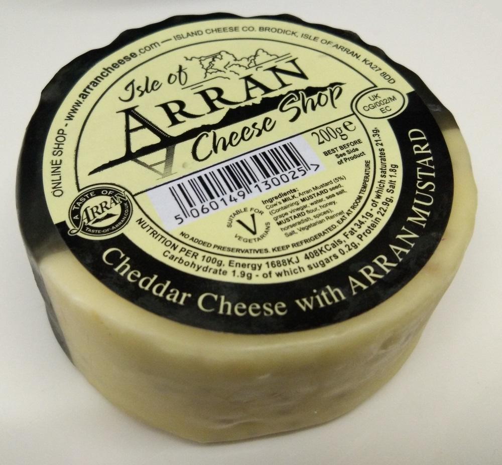 Arran Cheddar Cheese with Arran Mustard