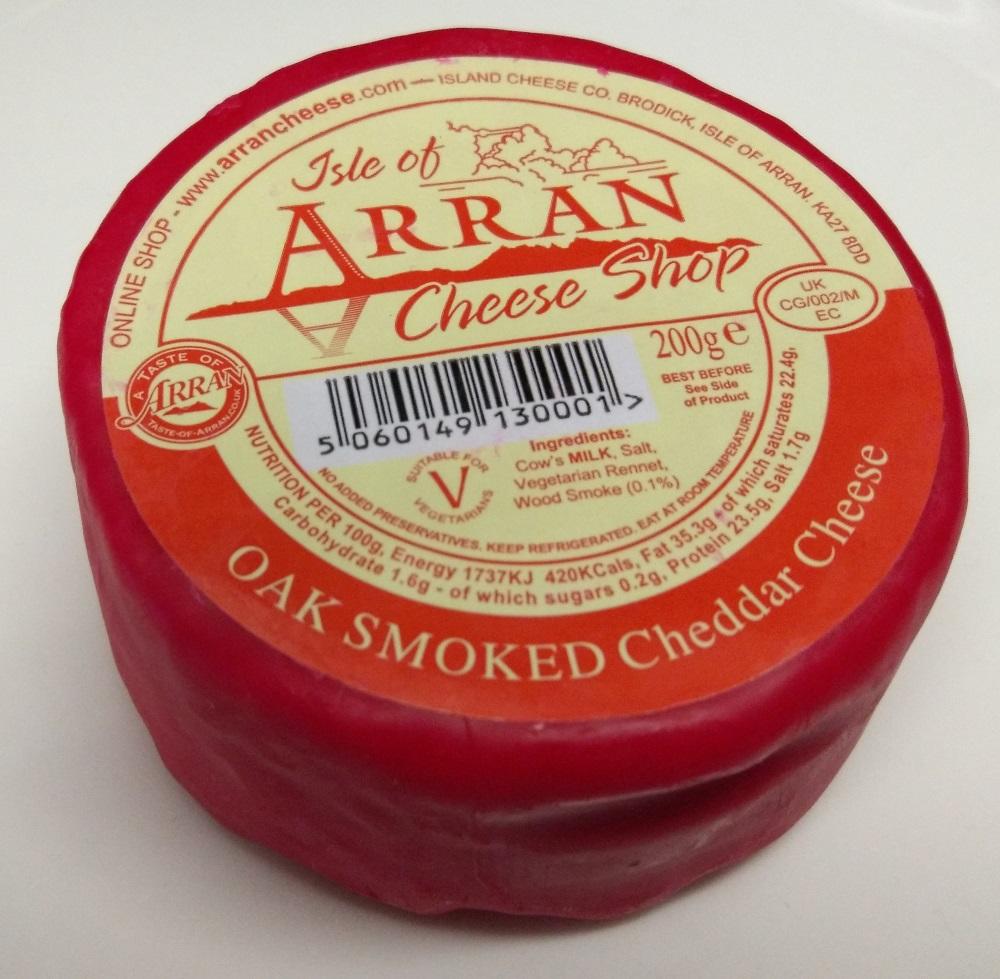 Arran Oak Smoked Cheddar Cheese
